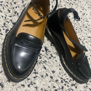 Dr. Martens Leonie Pointed Ankle Strap Penny Loafer Size 7